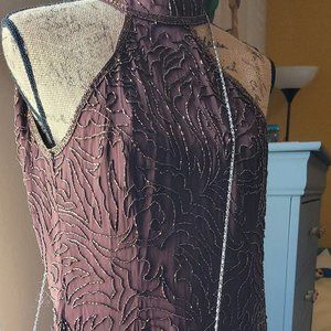 Vintage beaded cocktail dress